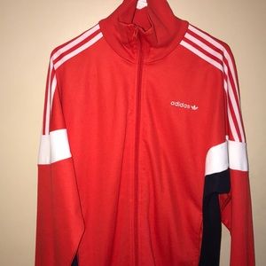 Adidas Orange Tracksuit